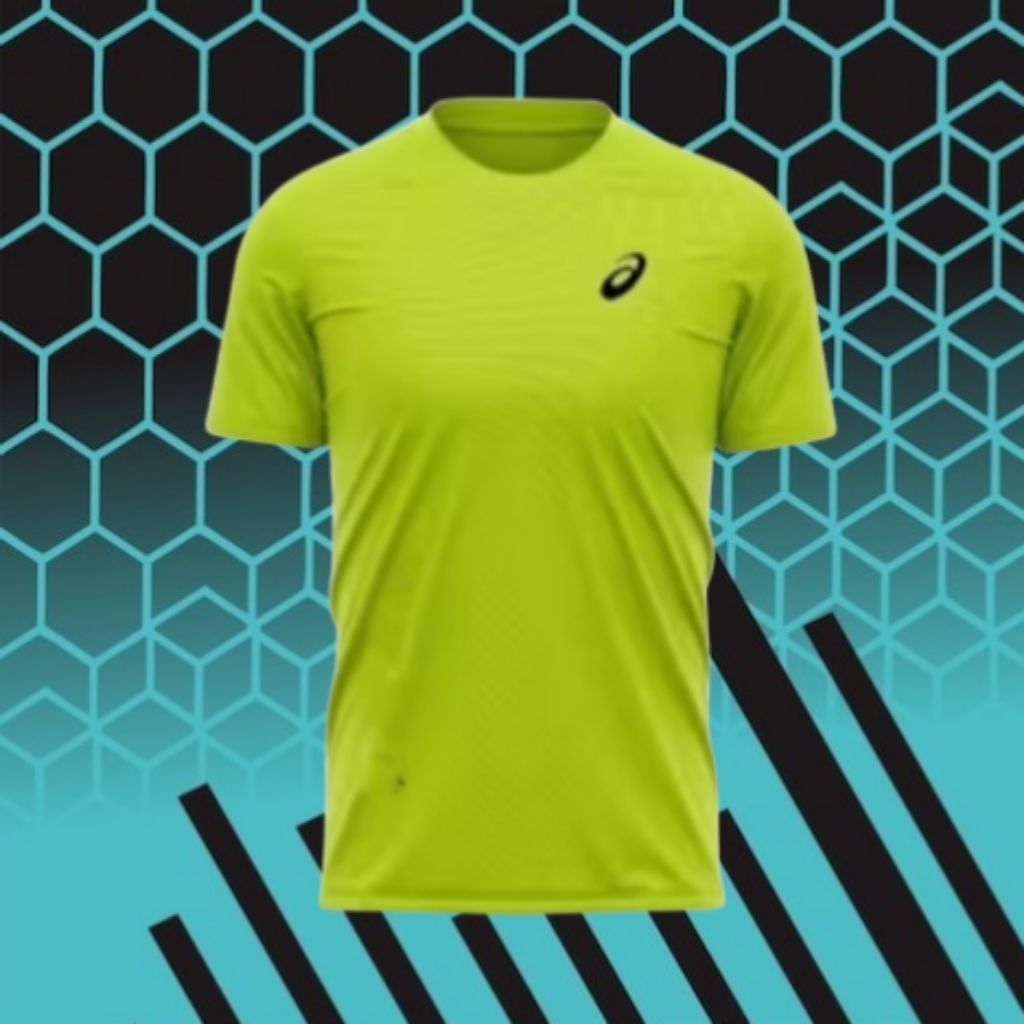 Kaos Jersey polos atasan pria dan wanita dry fit Size L XL XXL