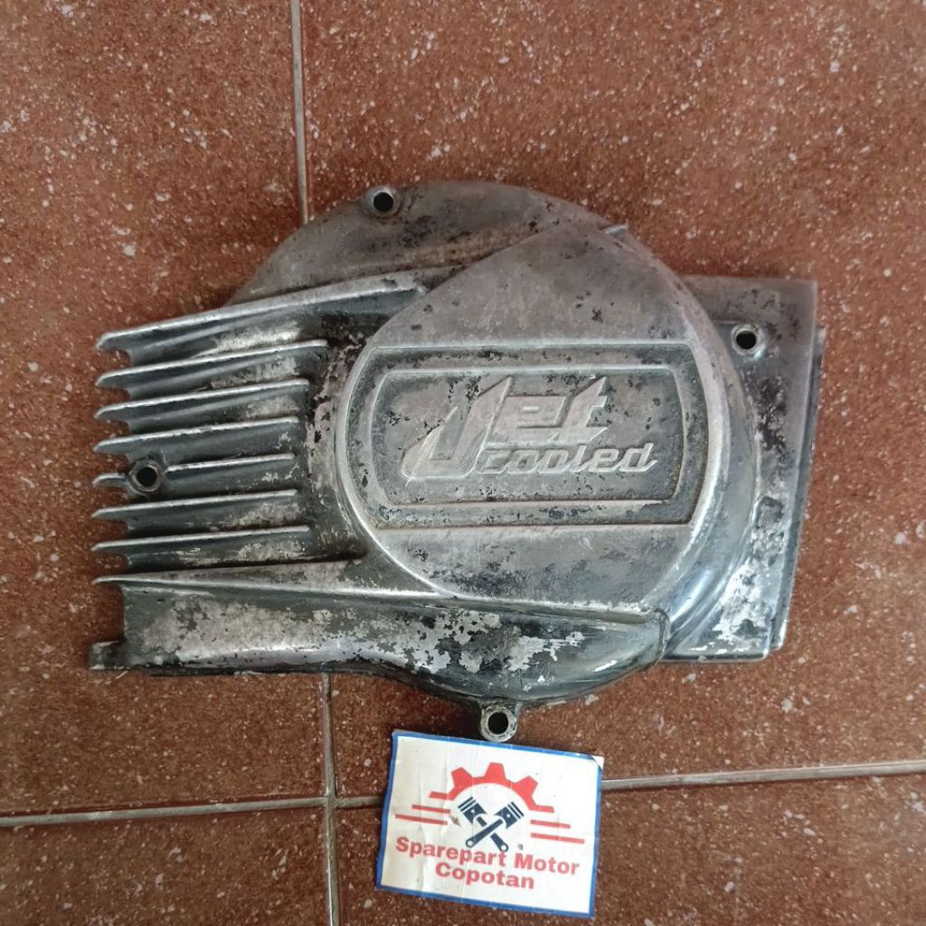 bak kiri cover tutup magnet kipas luar suzuki bravo tornado rc100 ori