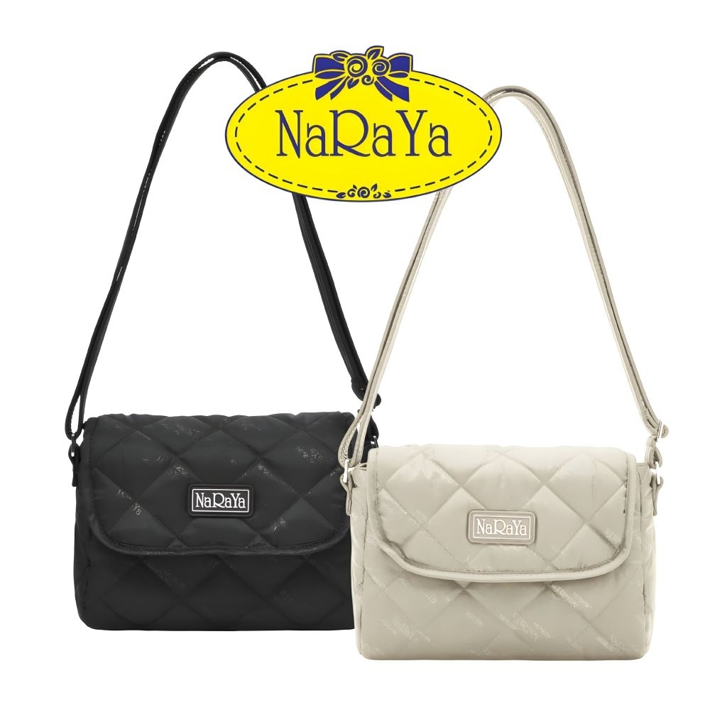 (NARAYA BAG) TAS NaRaYa BUBBLE UP CROSSBODY ORIGINAL THAILAND NBU-1013WR - TAS SLEMPANG IMPORT PREMI