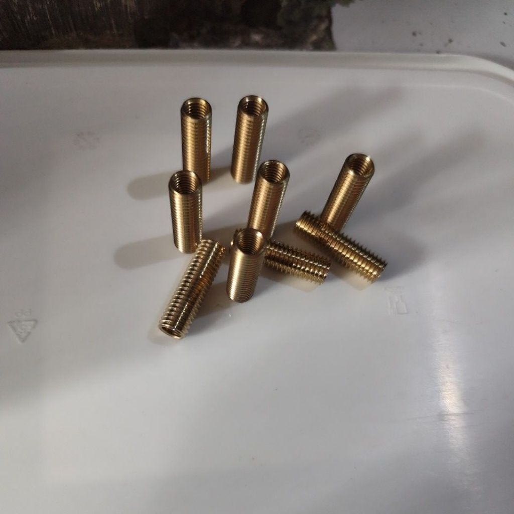 SOK DRAT SHOCK DRAT M6xM8 KUNINGAN SOK DRAT SHOCK DRAT M6xM8 KUNINGAN