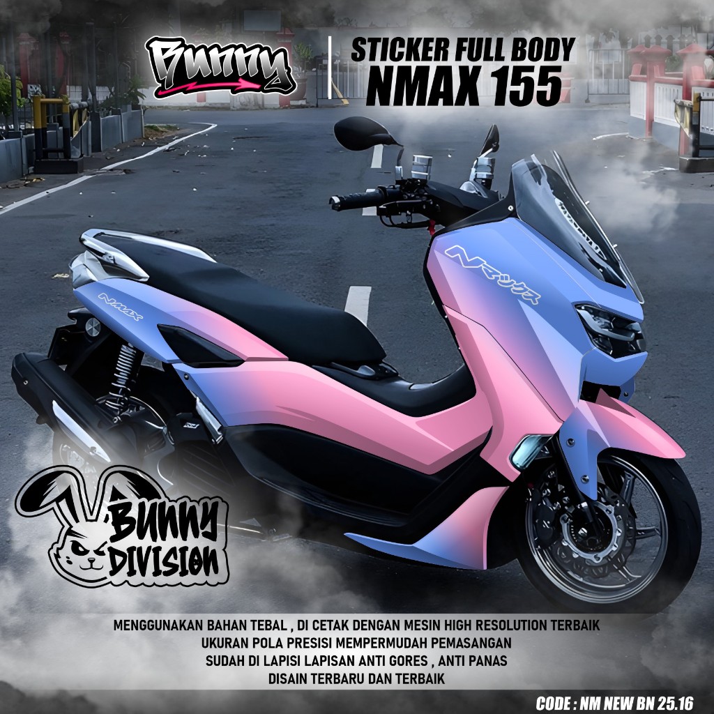 (COD) TERBARU Decal Sticker Motor Yamaha Nmax 155 New 2020 2021 2022 2023 2024 Full body - Stiker Sk