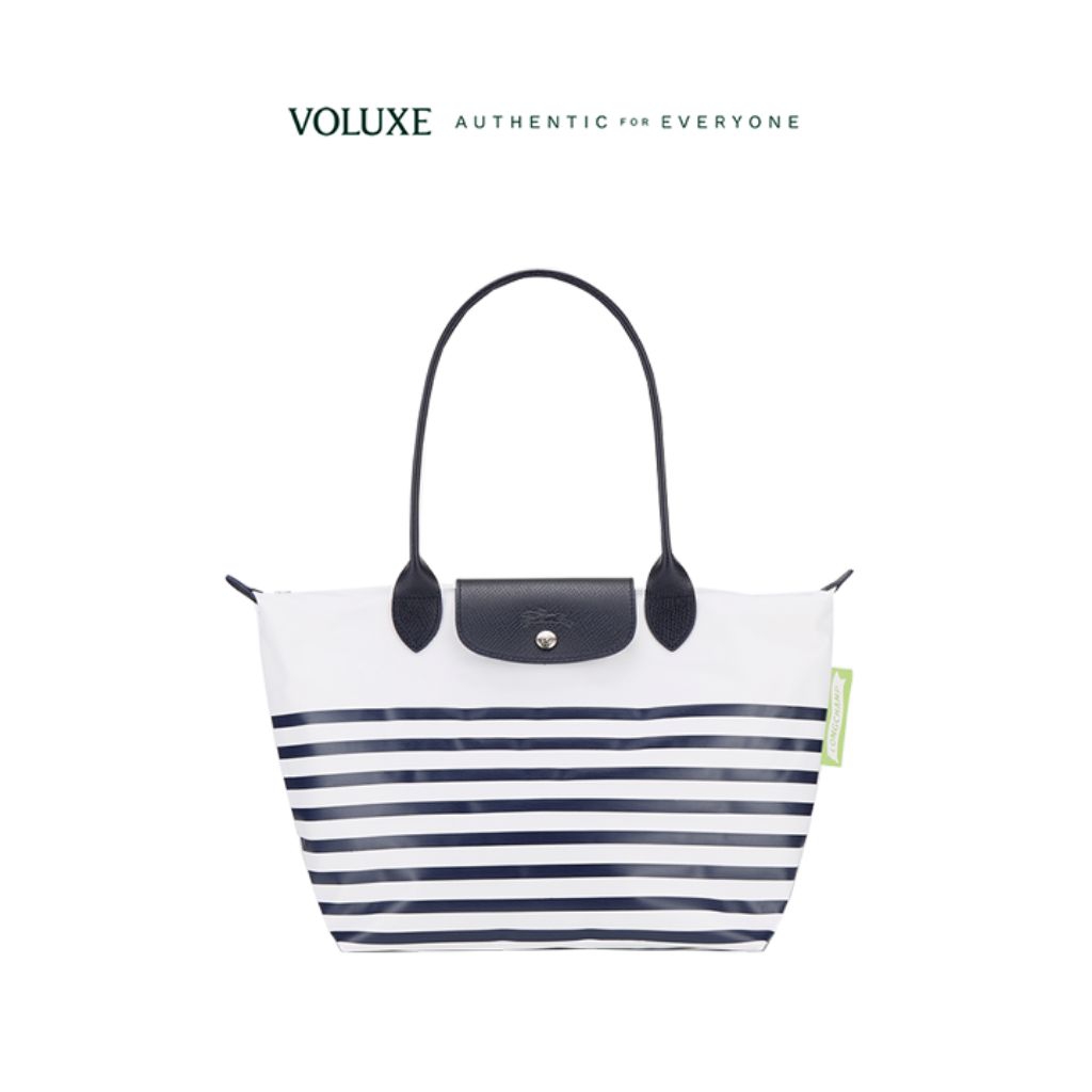 [Ready Stock] Voluxe | Lc Stripe White Navy