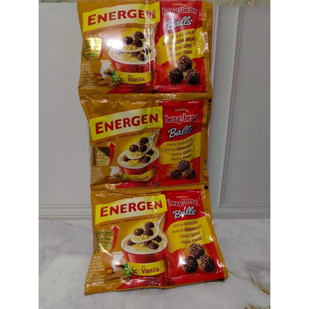 

Energen Vanila topping BengBeng Balls