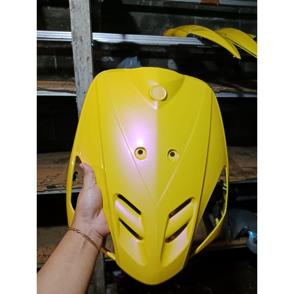 Cover Full Halus Body Mio Sporty Warna Kuning Lemon Lembayung Ungu