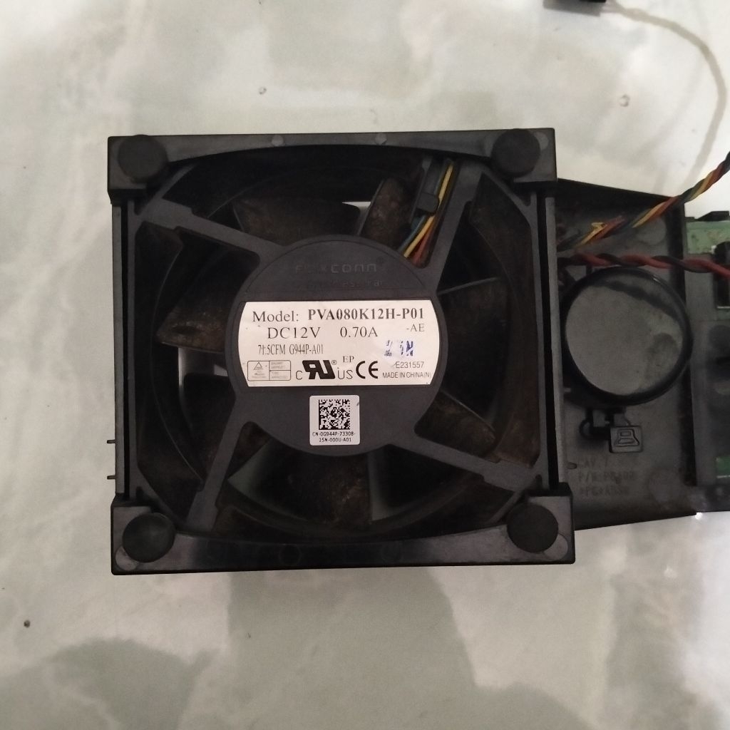 Kipas Foxconn 12v 0.70a 8×8cm High Speed
