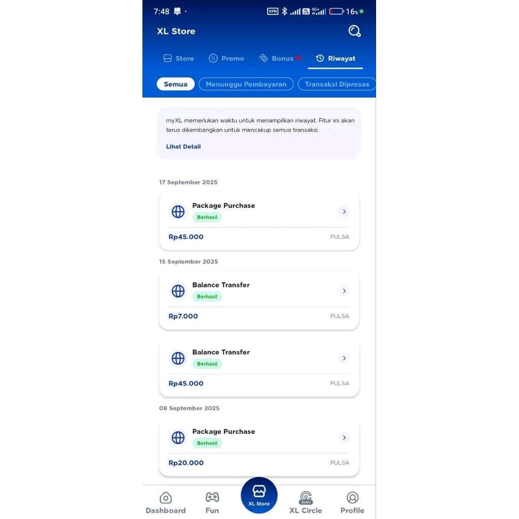 KARTU PERDANA XTRA COMBO PLUS DISKON 82%