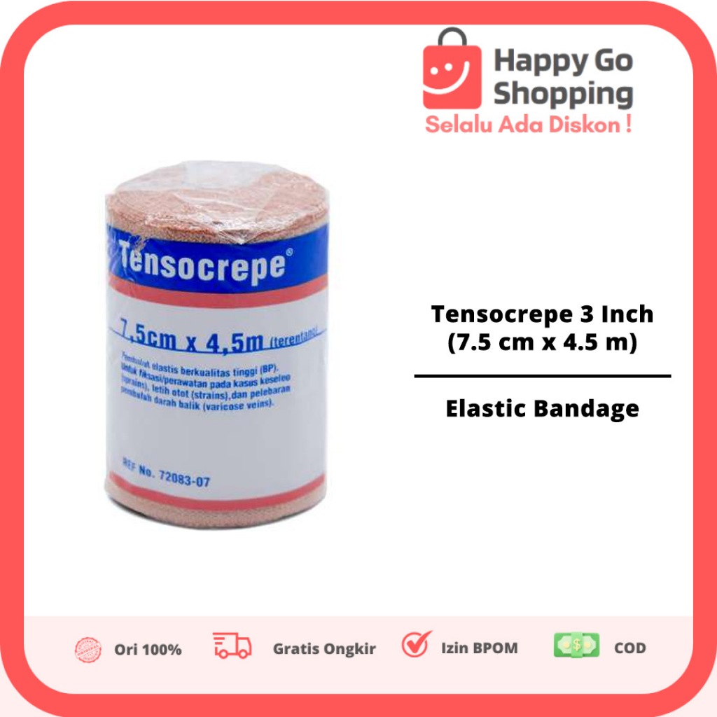 Tensocrepe 3 Inch (7.5 cm x 4.5 m)