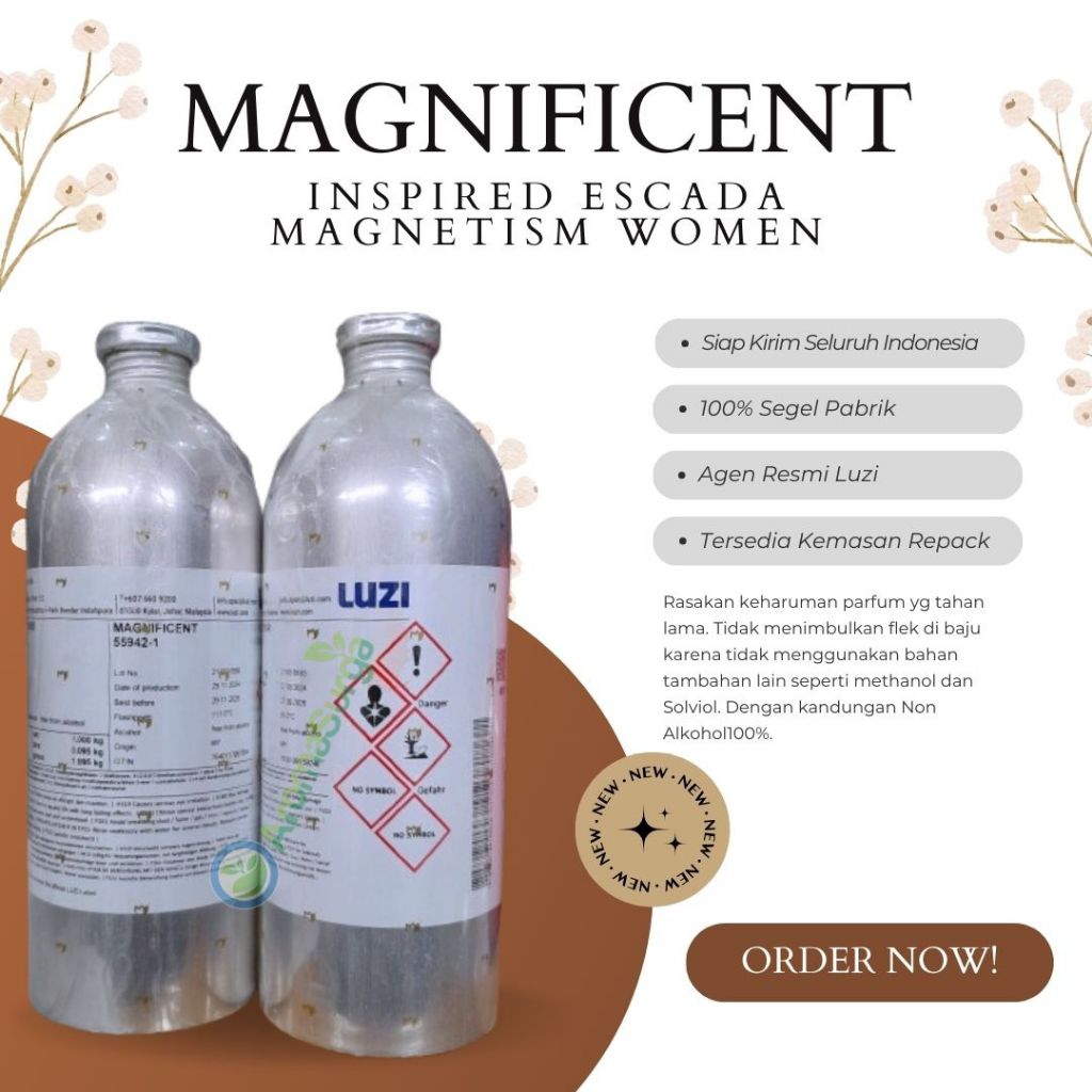 MAGNIFICENT LUZI | BIBIT PARFUM LUZI 100% ASLI