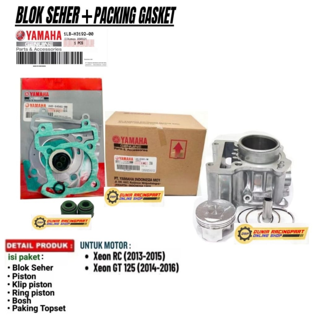 Blok seher set Xeon rc Xeon injeksi xeon gt 125 1LB