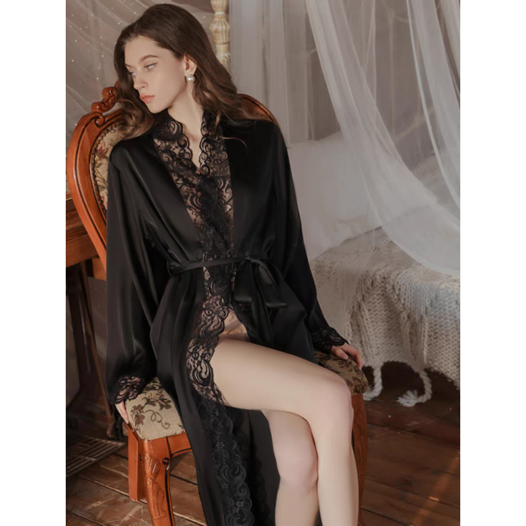 Hagar Sleepwear Robe Kimono - Little Woman Sleepwear