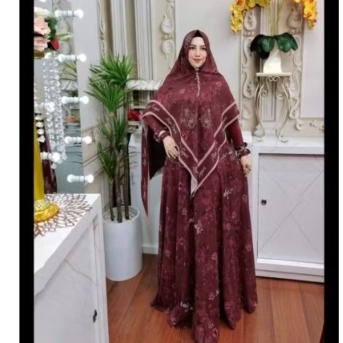 Set gamis  syari pesta merk ALYA SYARI