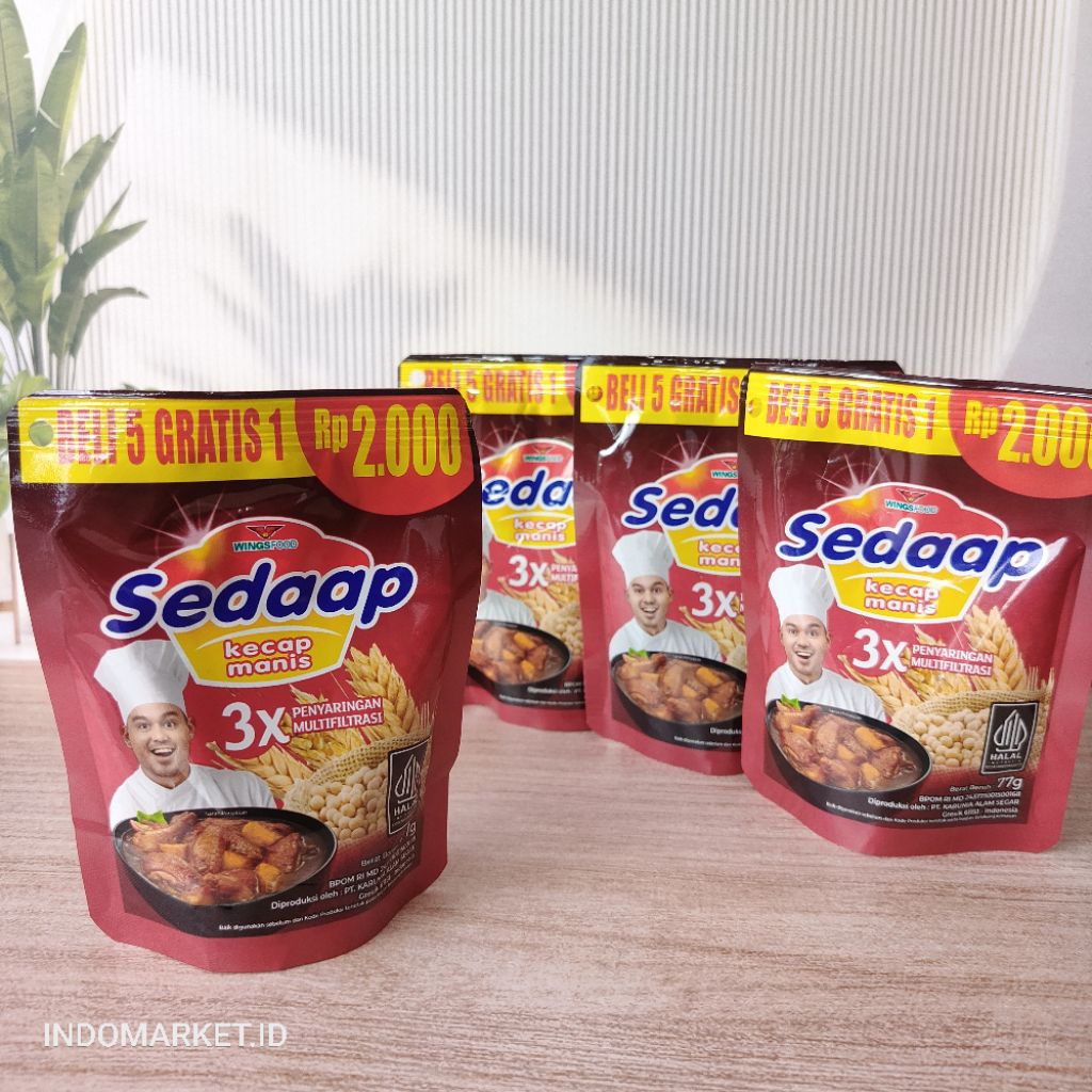 Kecap Sedaap 77g / Kecap manis sedaap / kecap sedap