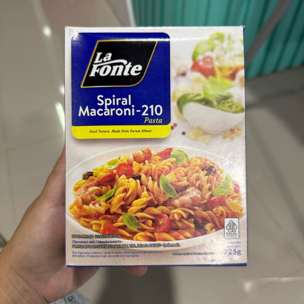 

La fonte Macaroni 225gr