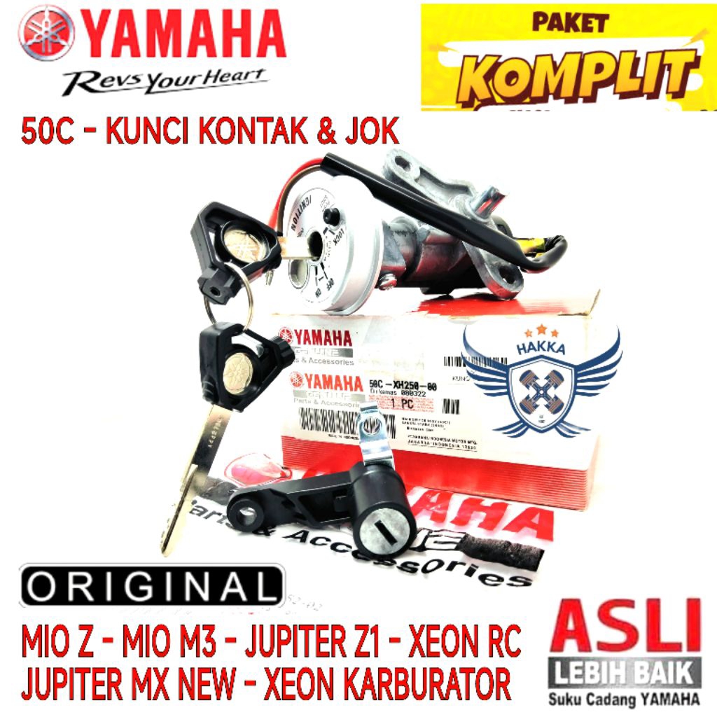 50C ORIGINAL KUNCI KONTAK YAMAHA MIO Z, KUNCI KONTAK YAMAHA MIO M3, KUNCI KONTAK YAMAHA JUPITER Z1, 