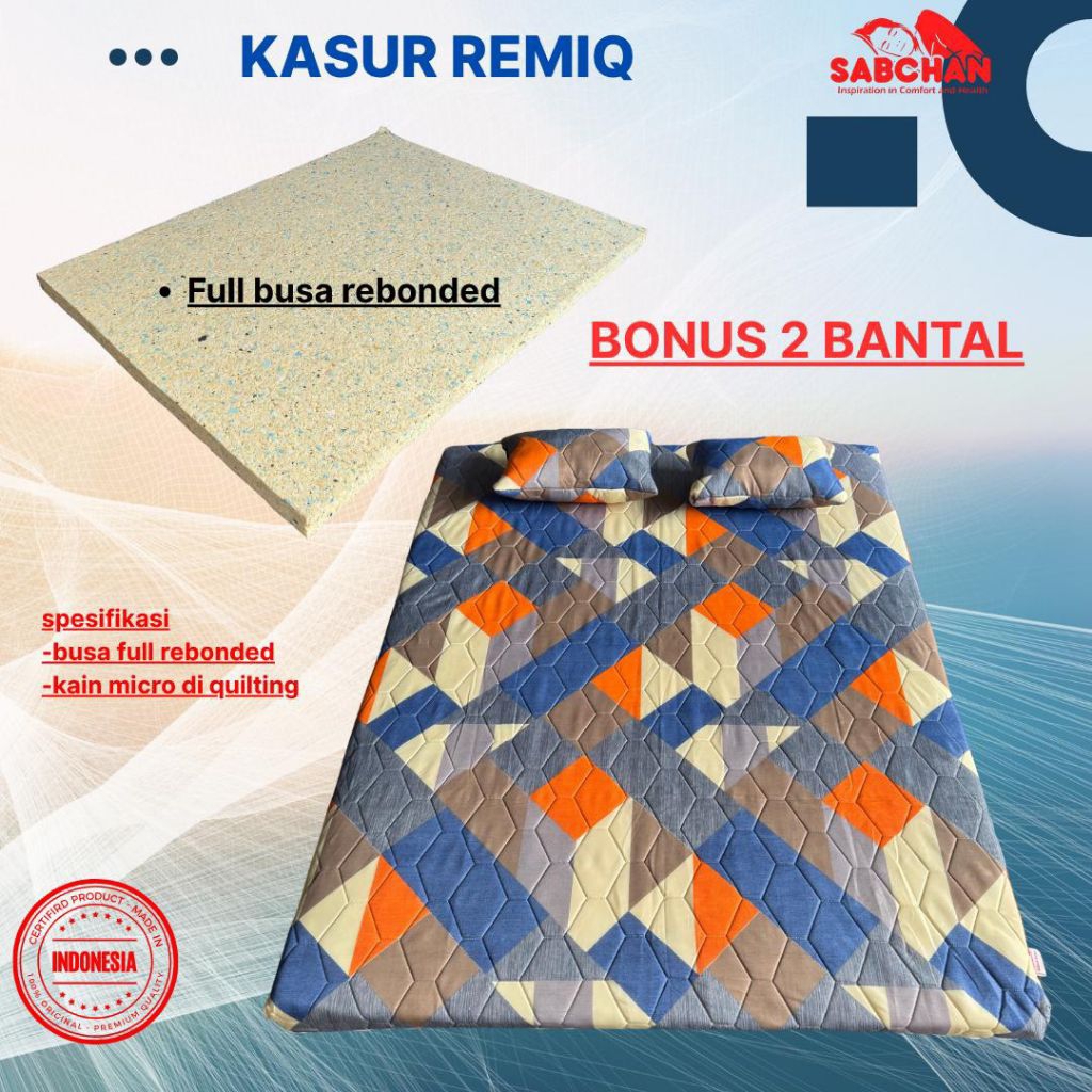 KASUR REMIQ REBONDED BUSA PADAT, AWET DAN BERKUALITAS