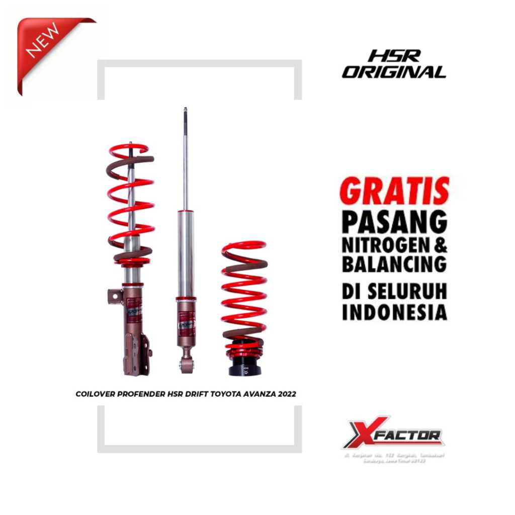 COILOVER PROFENDER HSR DRIFT TOYOTA AVANZA VELOZ 2022 UP