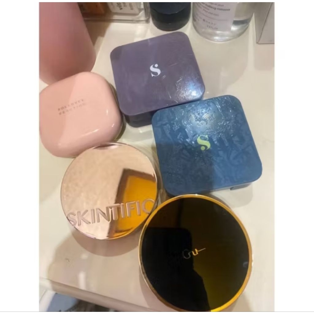 (cuman case) ready stok case cushion somethinc warna ungu