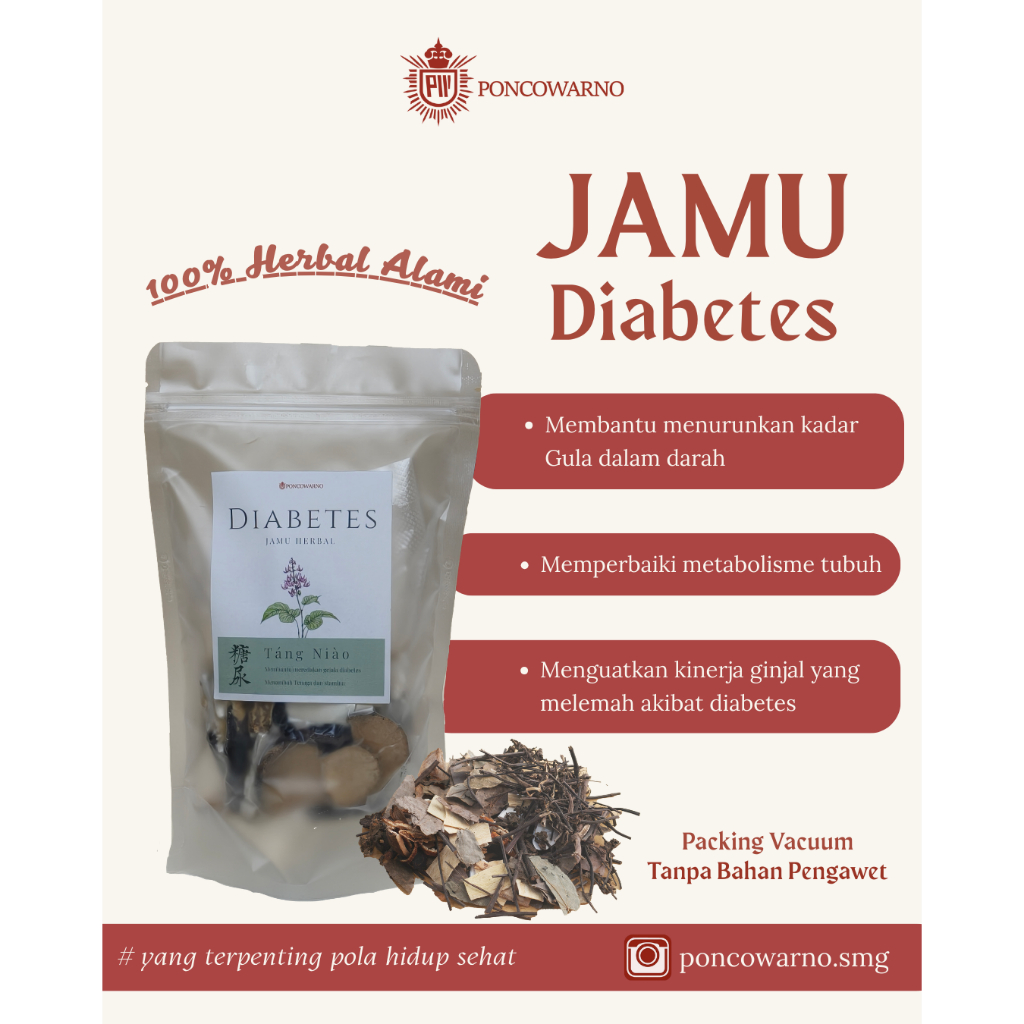 Diabetes - Jamu Herbal China Obat Diabetes Tang Niao