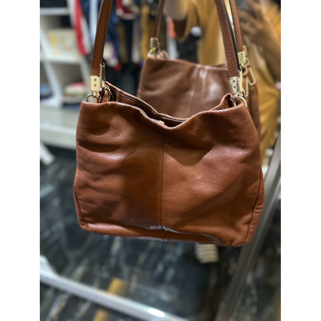 preloved coach tote bag original leather