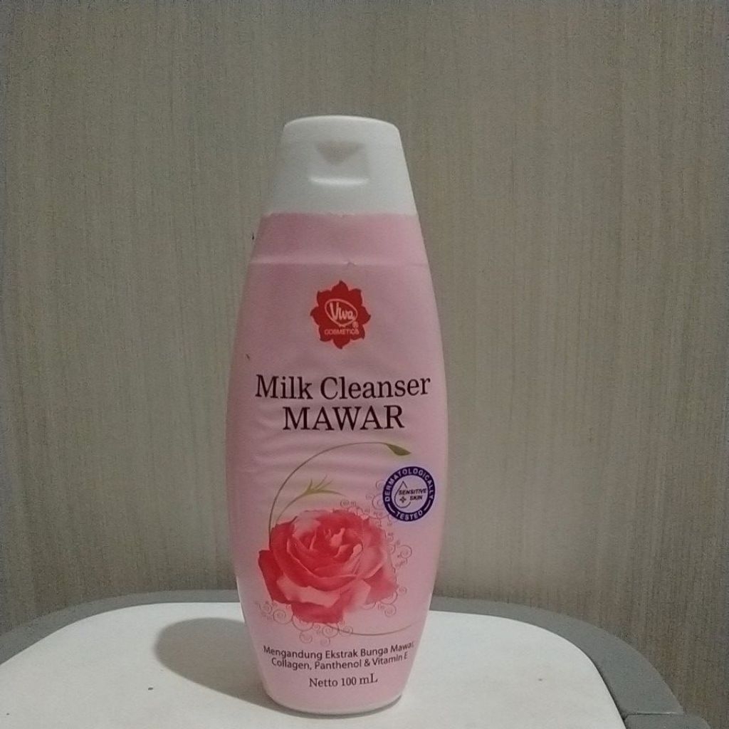 air mawar viva milk cleanser mawar