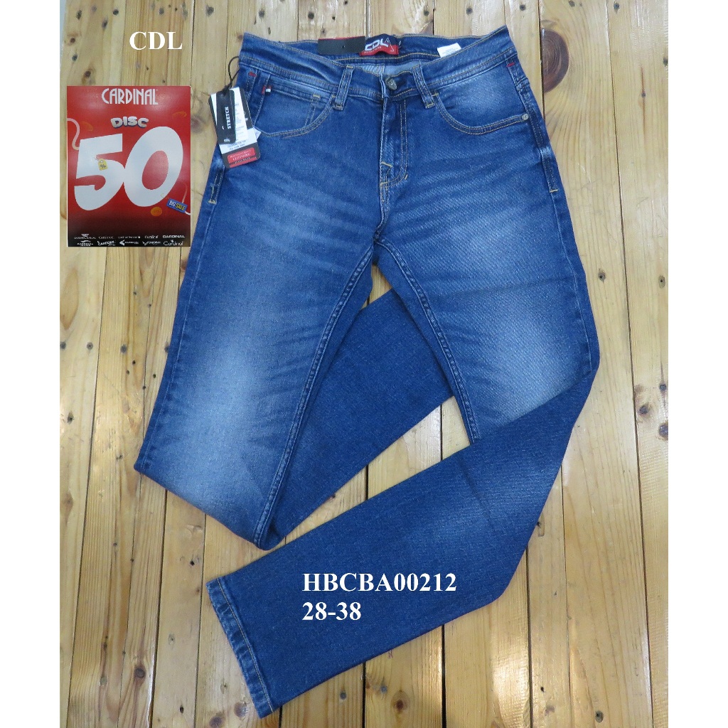 DISCOUNT 50% CELANA JEANS/DENIM  SLIM FIT PRIA BRAND ORI MEREK CDL ART: HBCBA00212 PRICE Rp.628.900