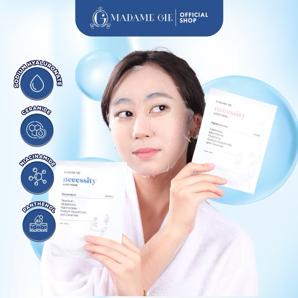 Sheet Mask Madam Gie Aman bpom (6 pcs)