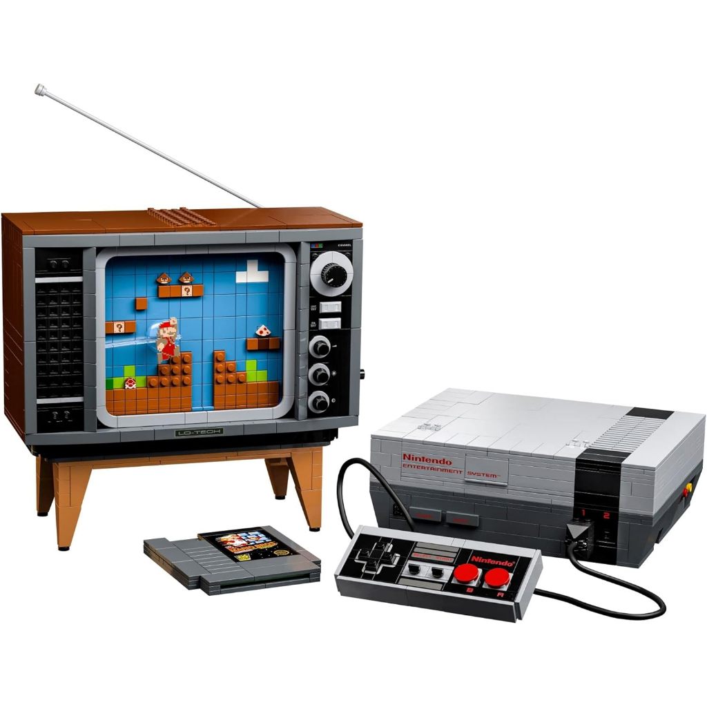 LEGO Super Mario Nintendo Entertainment System 71374 Gameplay Building Set, Model Kits for Adults to