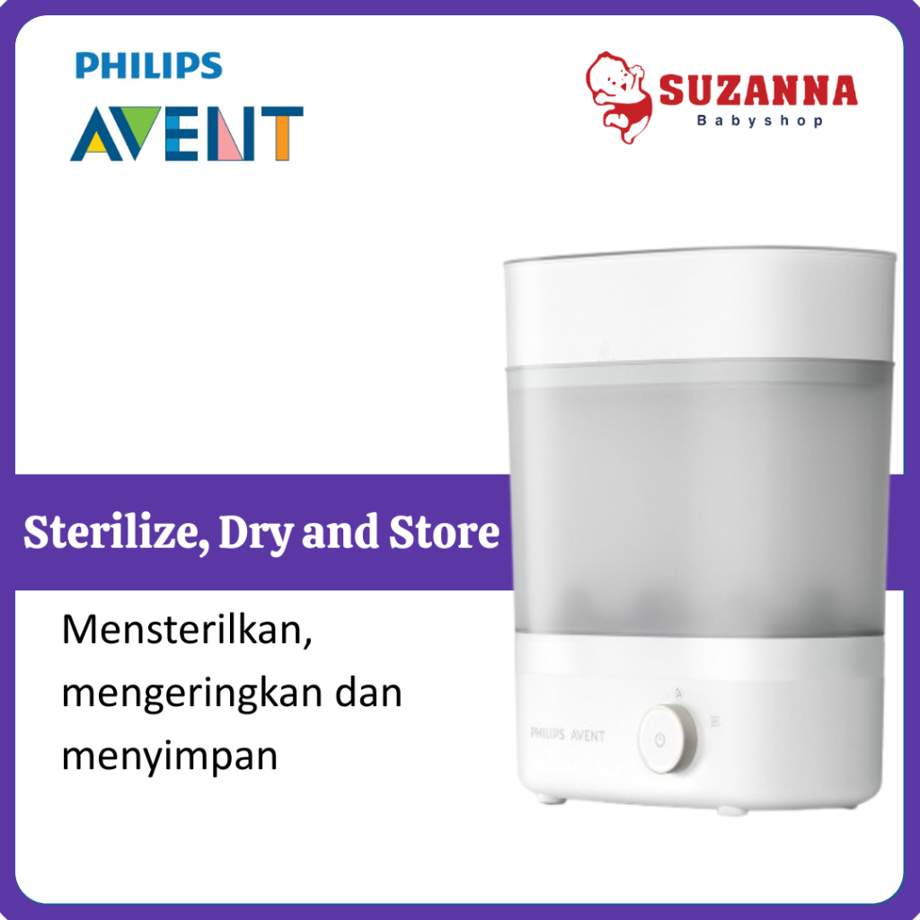 Philips Avent Baby Bottle Sterilizer and Dryer Premium - Mensterilkan, Mengeringkan dan Menyimpan