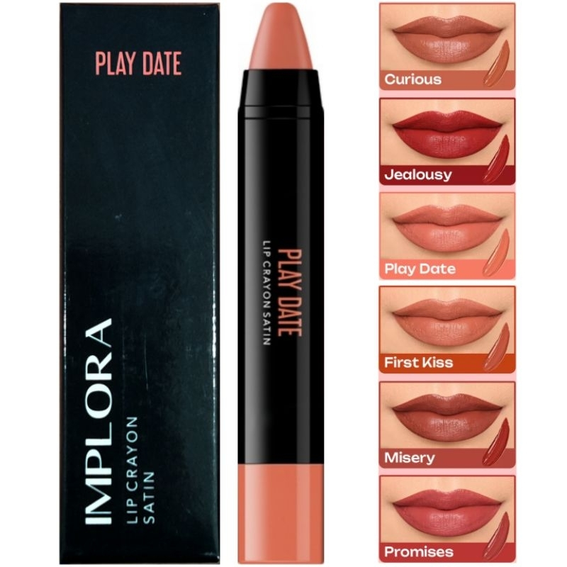 Implora Lip Crayon Satin / lip satin / lip crayon / implora