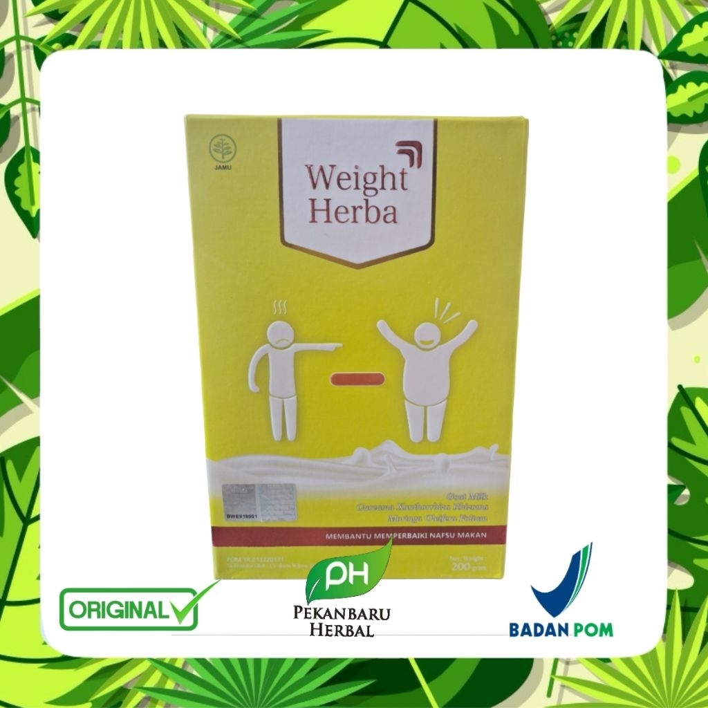 WEIGHT HERBA SUSU PENAMBAH BERAT BADAN BPOM ORIGINAL 100%