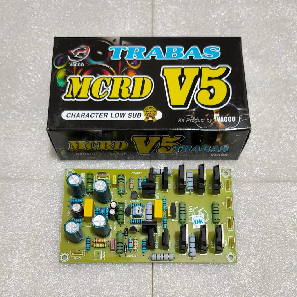 KIT Driver Amplifier MCRD V5 PCB Fiber Vacco