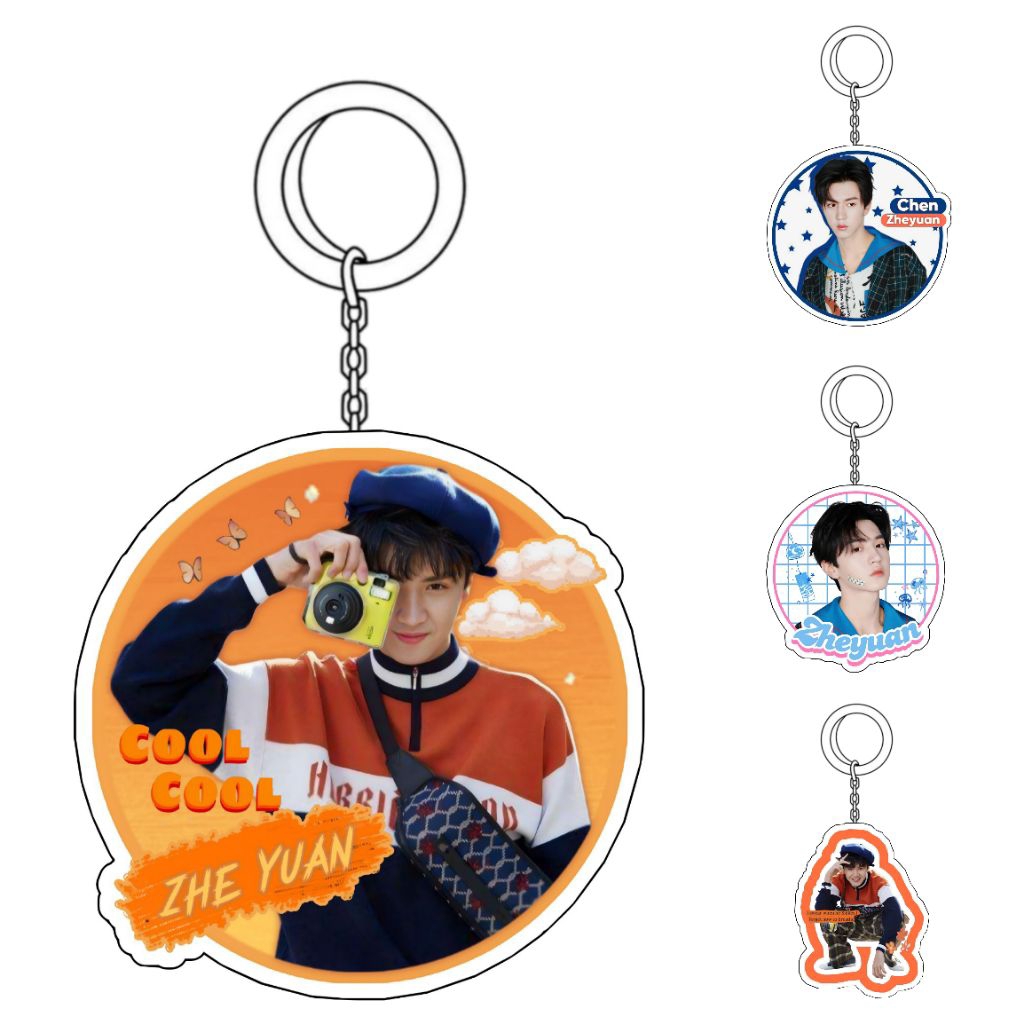 Chen Zheyuan Keyring Acrylic/ Gantungan Kunci Akrilik Chinese Drama Aktor The White Olive Tree Chen 