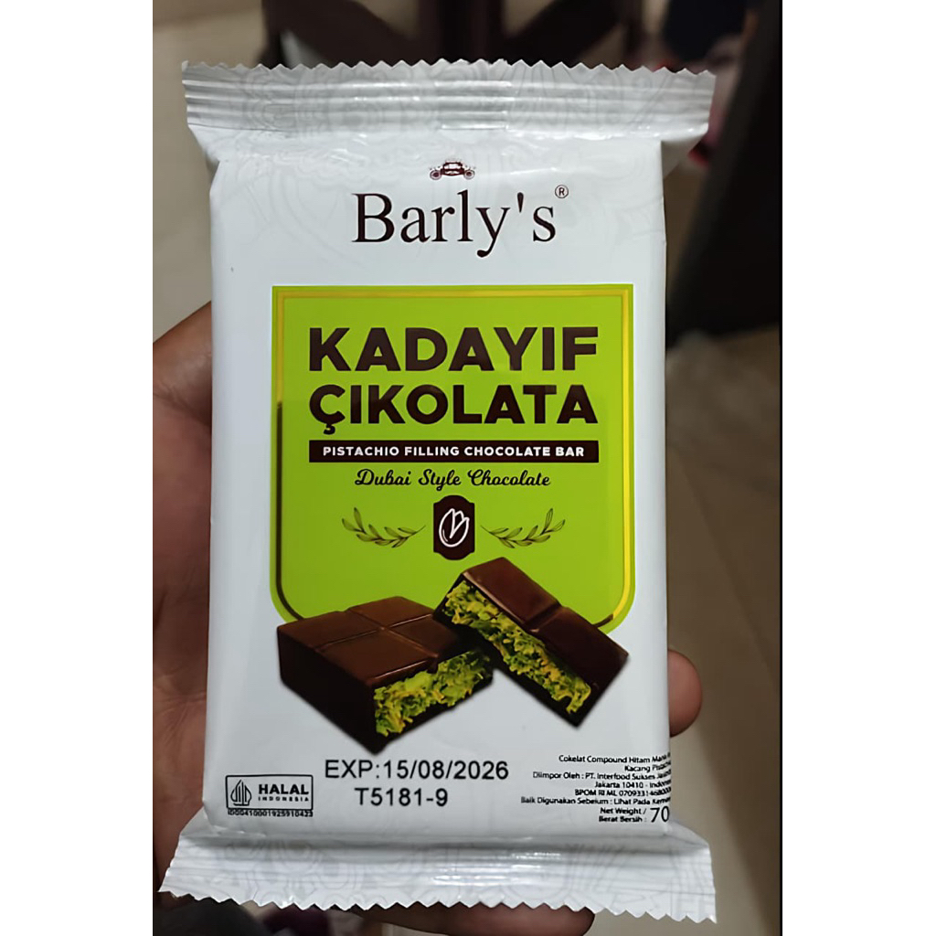 

Cokelat Barly’s Kadayif 70gr