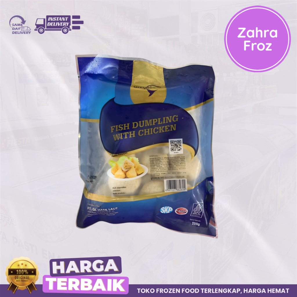 GIZIPLUS DUMPLING AYAM 250GR
