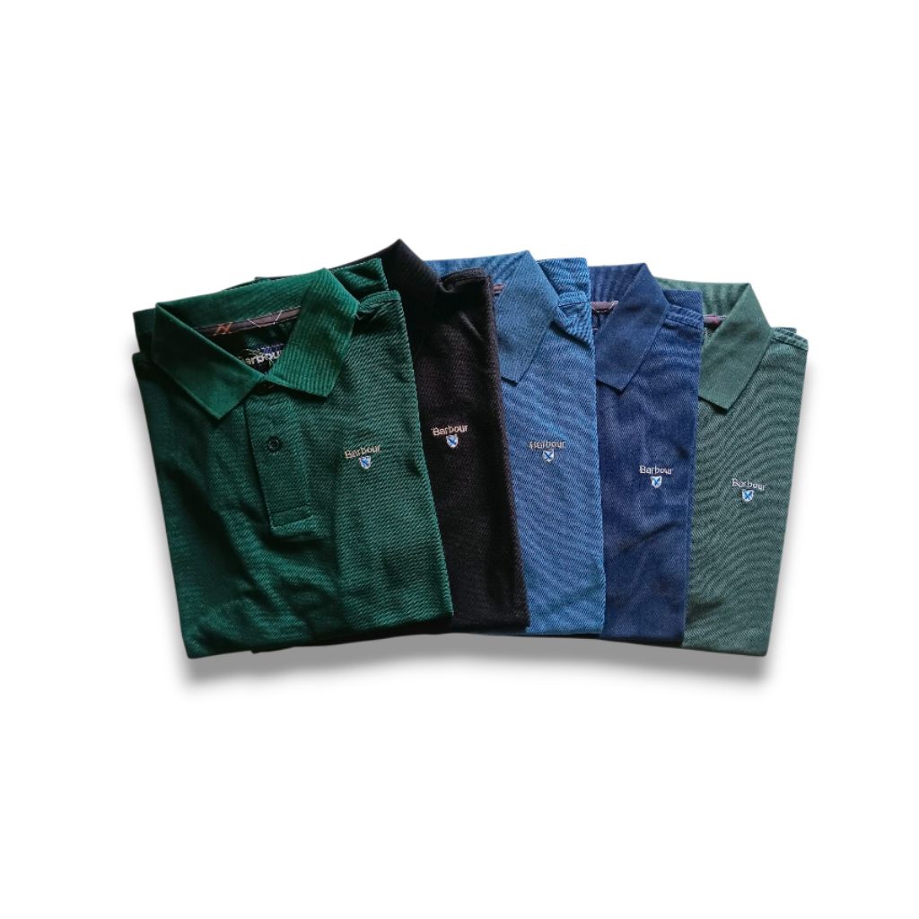 Barbour polo shirt tartan pique Original