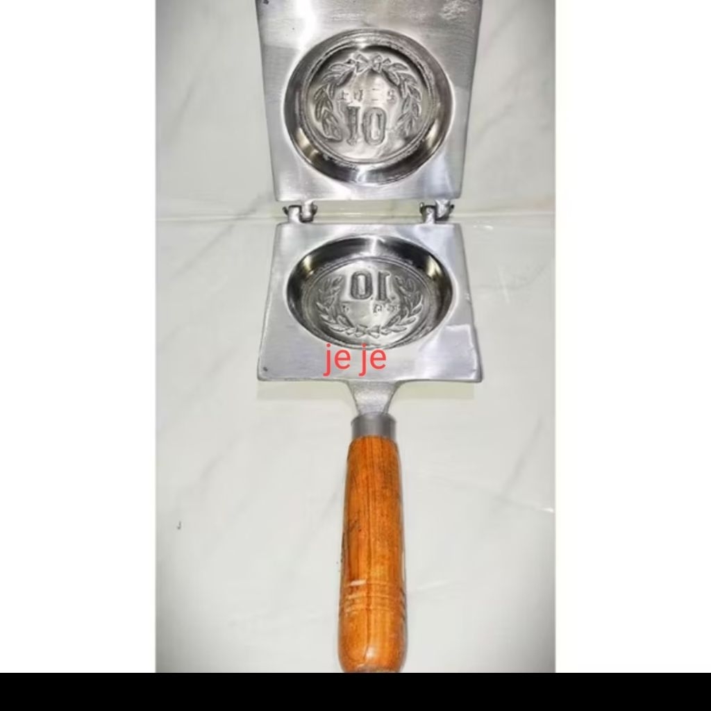 cetakan koin jepang 10 YEN/waffle/pancake