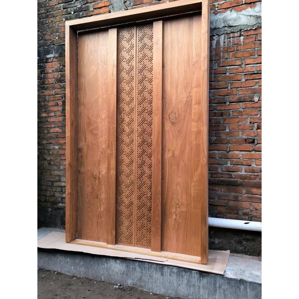 pintu Minimalis jati pintu rumah jati pintu kuputarung jati pintu jati solid pintu kusen jati