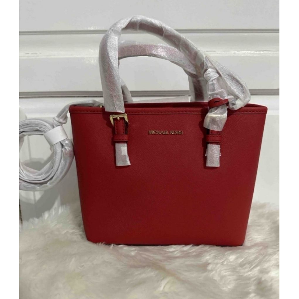 Tas original MK jet set travel xs carryall Tote convertible  top Zip