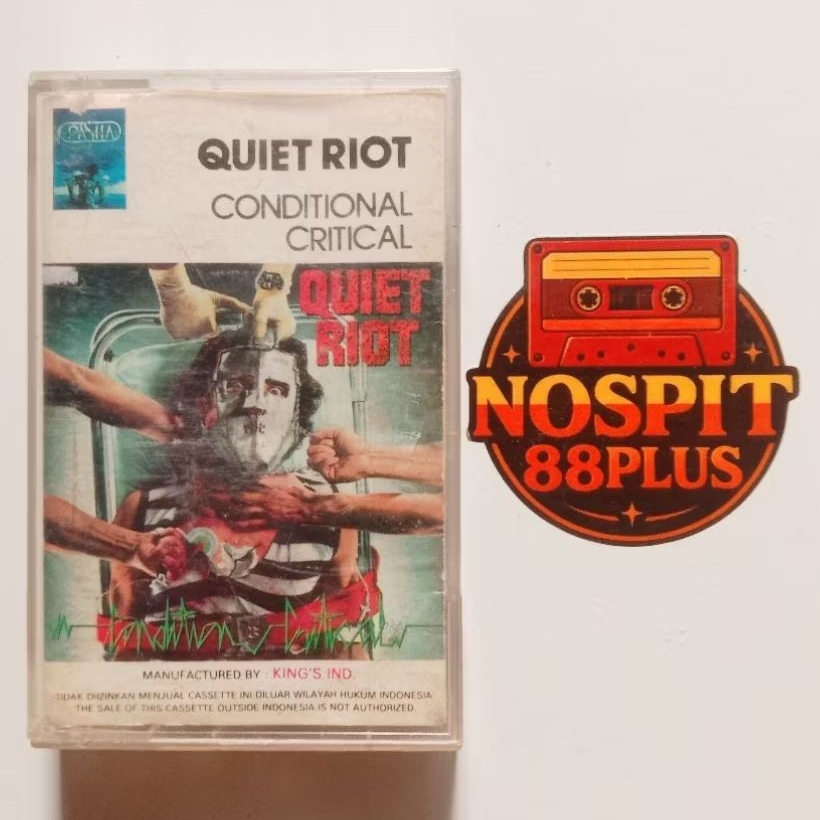 Kaset Pita Quiet Riot – Condition Critical (1984, Ori Lisensi King’s Indonesia)