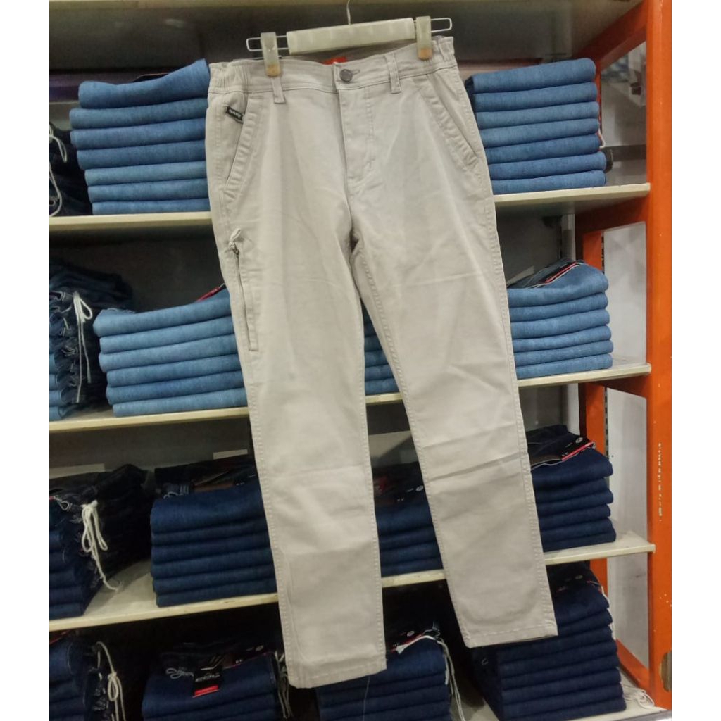 GAZR Chino Celana Panjang Pinggang Karet TIDAK Full