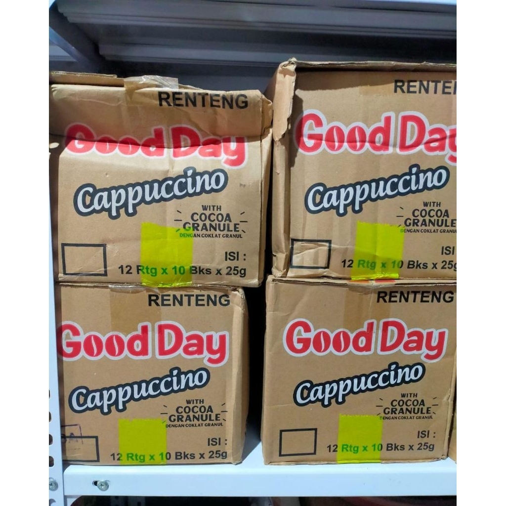 good day cappucino 1 karton isi 12 renceng