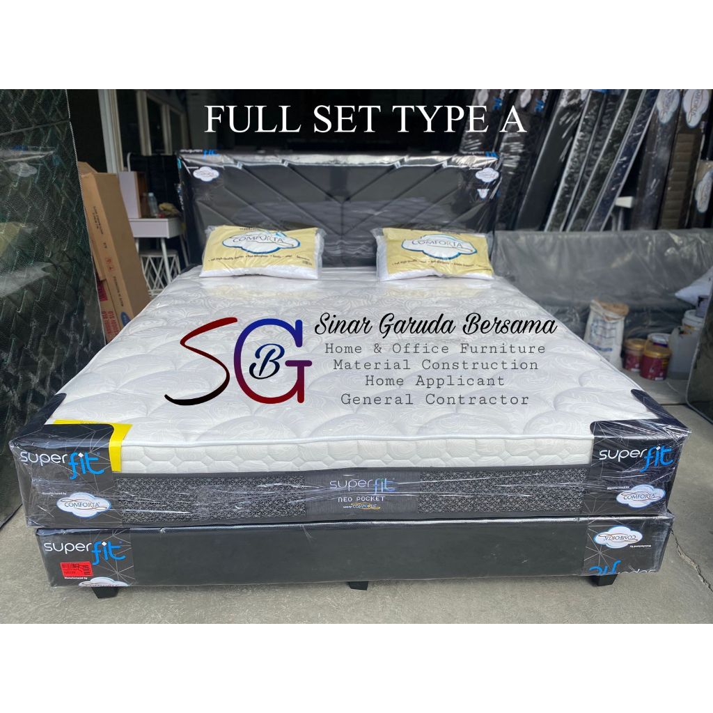 COMFORTA SUPERFIT NEO POCKET / COMFORTA SUPERFIT INDIVIDUAL POCKET SPRING HARGA TERJANGKAU / MATRAS 