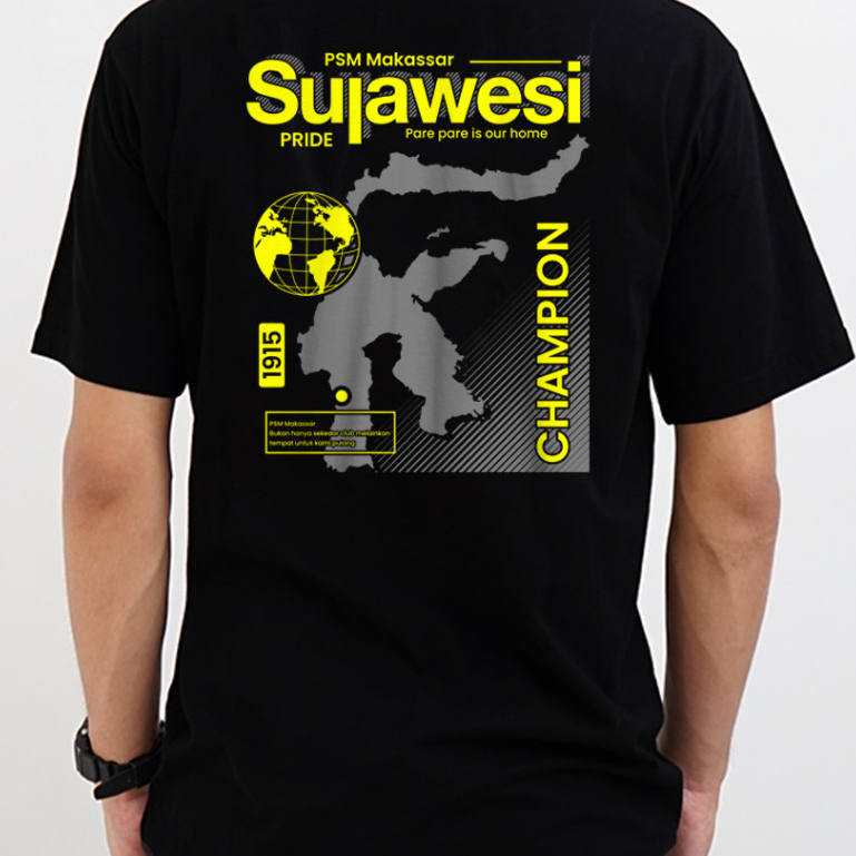 Kaos PSM Makassar Edisi Sulawesi/ Baju PSM Makassar / Bukan Jersey PSM