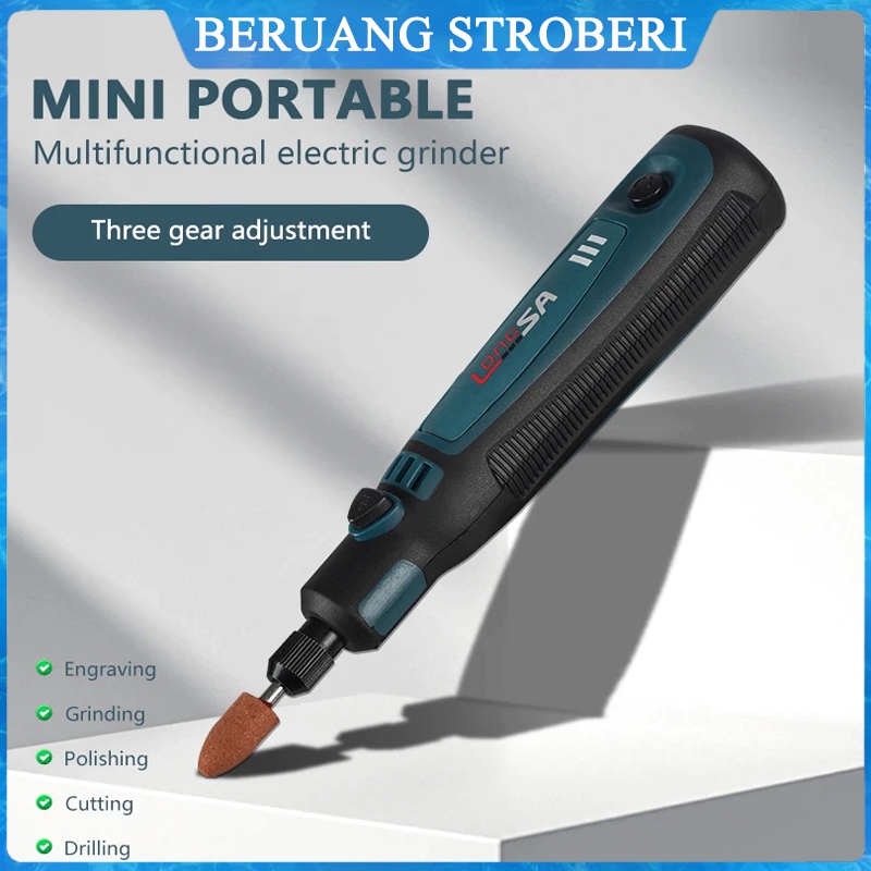 Set Gerinda Mini USB untuk Mengukir Batu Permata - Alat Bor Kecil Rumah Tangga & Pena Gerinda Listri