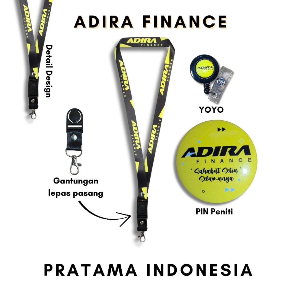 

READY STOCK!!! Tali/Lanyard Adira Finance Hitam