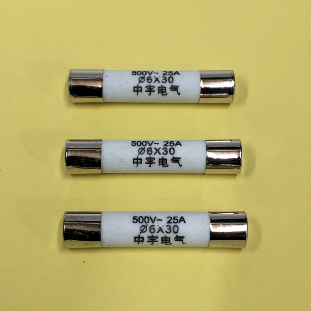 Fuse Sekring Keramik 25A 6x30 (20Biji)