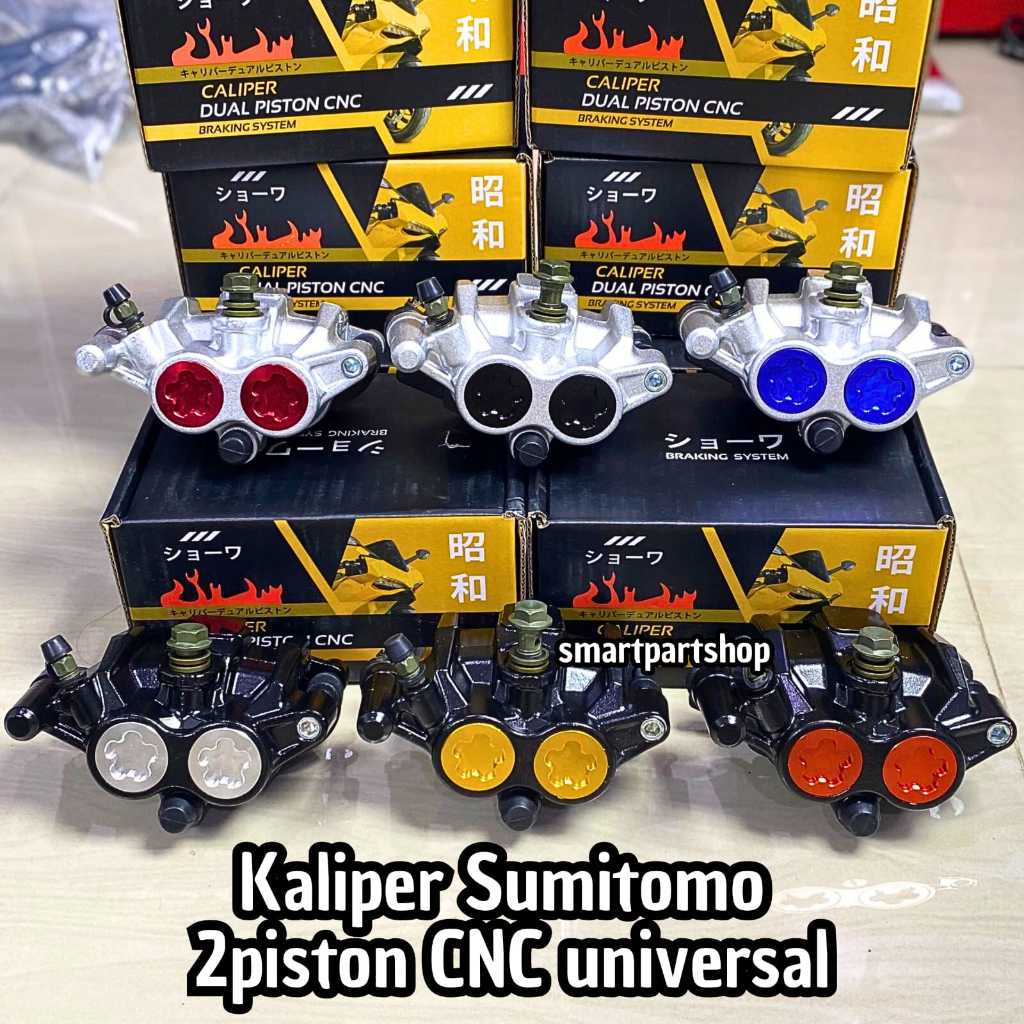 Kaliper Depan Brake caliper formula Sumitomo kaliper Kanan Kiri 2P 2Piston CNC formula Sumitomo Univ