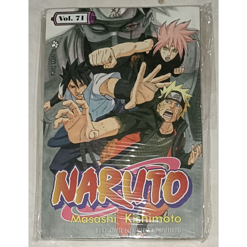 komik Naruto vol 71 original segel