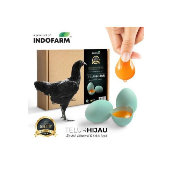 Telur Hijau dari Ayam Hitam Indofarm