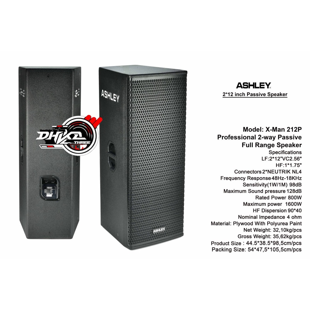 SPEAKER ASHLEY XMAN 212P (pasif) / Speaker Ashley Xman 212p / speaker ashley xman212p pasif speaker